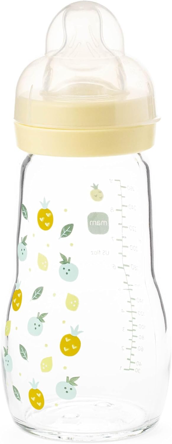 MAM Feel Good Glass Baby Bottle 260ml