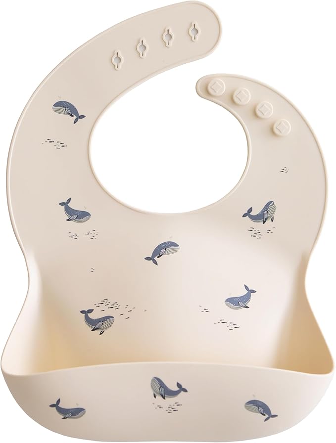 Mushie Silicone Baby Bib