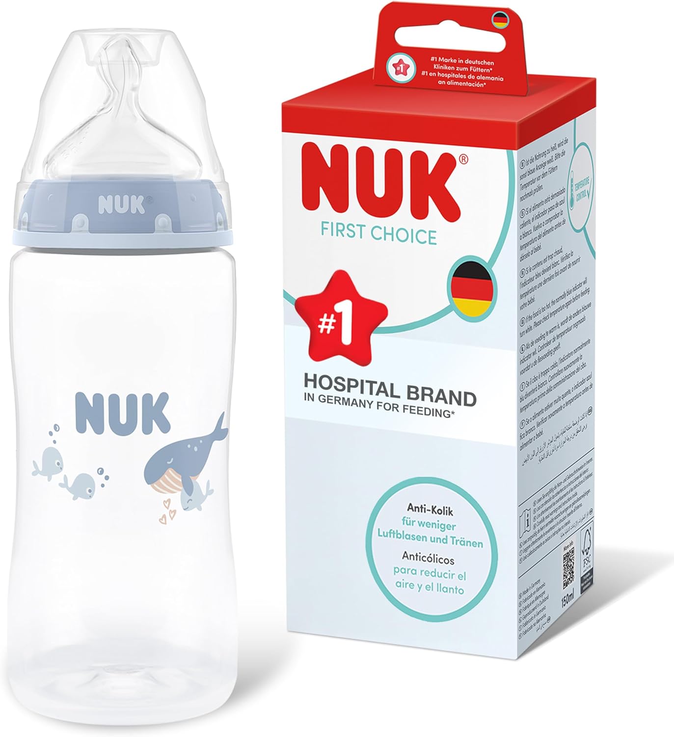 NUK First Choice+ Baby Bottle 300ml